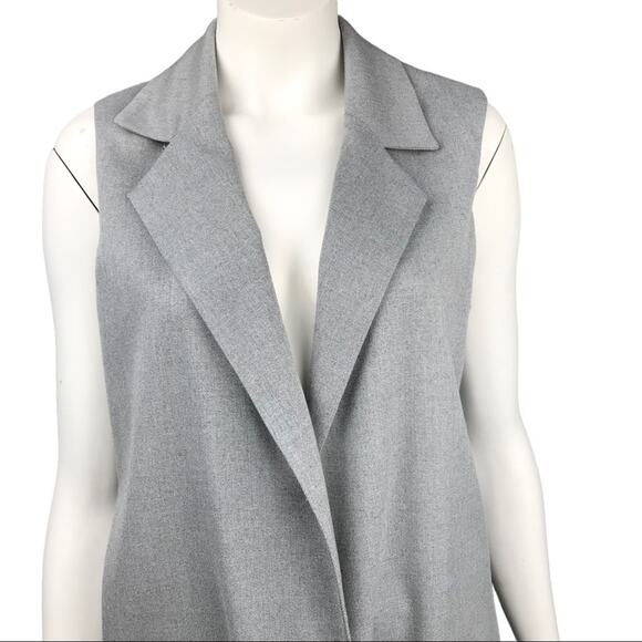 Design Lab Lord & Taylor Vest Gray Womens Size M - Picture 1 of 8